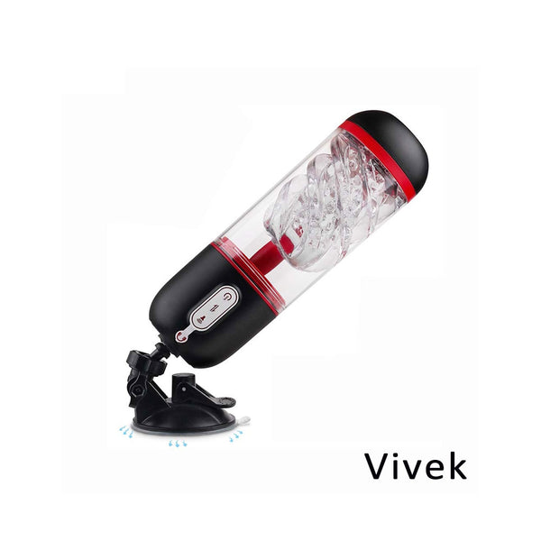 Vivek – Hands-Free Vibrating Masturbator with Automatic Suction