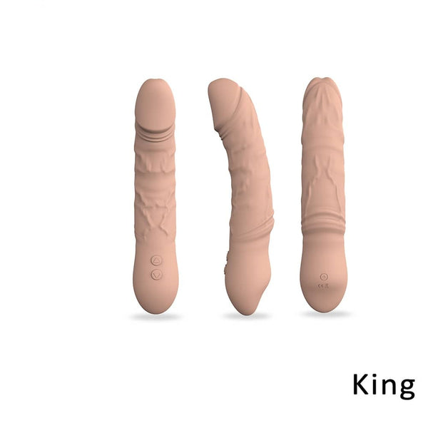 KING – Realistic Suction Dildo Vibrator with 9 Modes